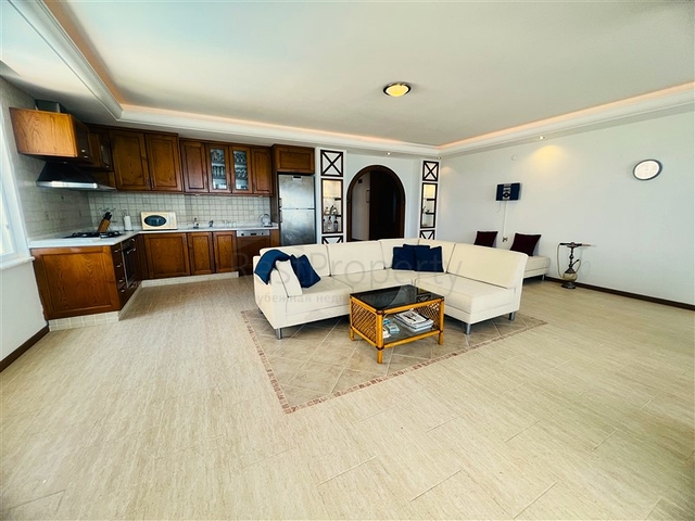 3+1 apartment with an impeccable view of the Mediterranean Sea