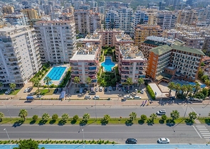 3+1 apartment with an impeccable view of the Mediterranean Sea