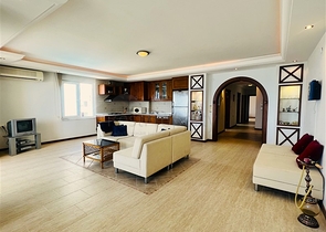 3+1 apartment with an impeccable view of the Mediterranean Sea