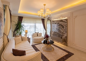 1+1 apartment in Mahmutlar area, 50 m from the sea