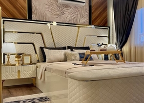 2+1 apartment in the center of Alanya with panoramic sea views