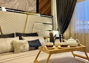 2+1 apartment in the center of Alanya with panoramic sea views