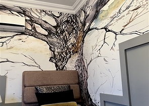 2+1 apartment in the center of Alanya with panoramic sea views