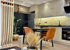 2+1 apartment in the center of Alanya with panoramic sea views