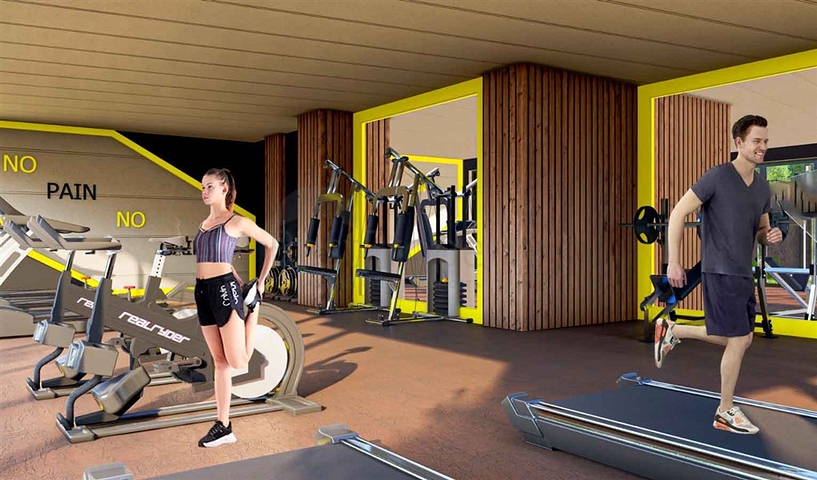 Boutique complex 1 km from the beach in Demirtas district 