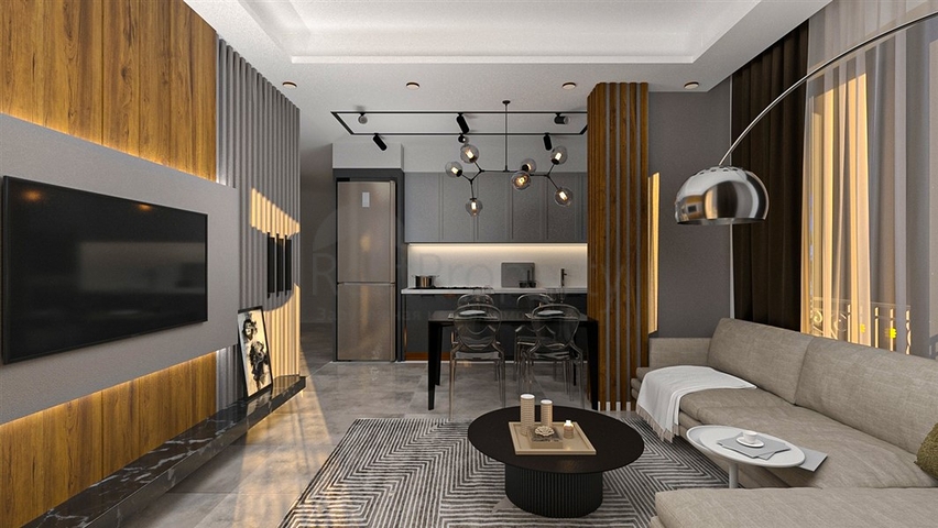 Boutique complex 1 km from the beach in Demirtas district 