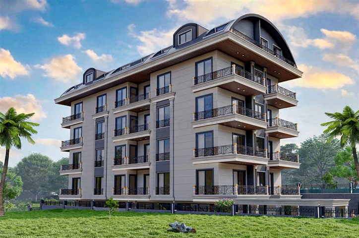 Boutique complex 1 km from the beach in Demirtas district 