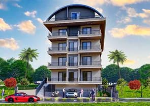 Boutique complex 1 km from the beach in Demirtas district 