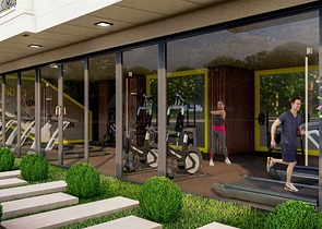 Boutique complex 1 km from the beach in Demirtas district 