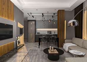 Boutique complex 1 km from the beach in Demirtas district 