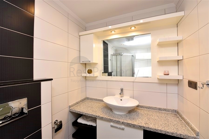 Apartment 2+1 with sea view in Kestel area