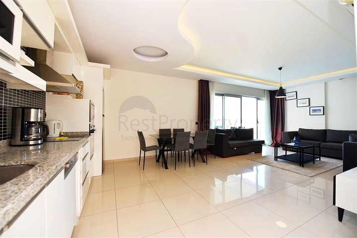 Apartment 2+1 with sea view in Kestel area