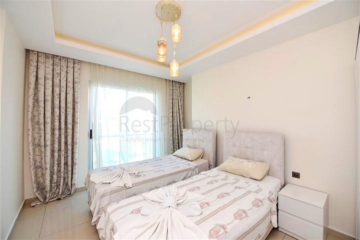 Apartment 2+1 with sea view in Kestel area