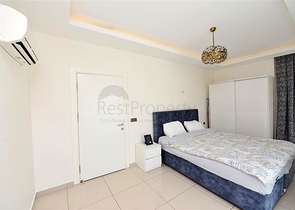 Apartment 2+1 with sea view in Kestel area