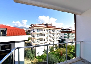 Apartment 2+1 with sea view in Kestel area