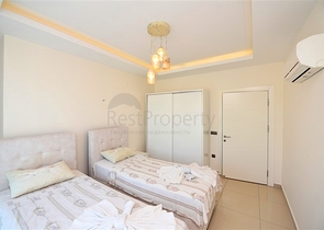 Apartment 2+1 with sea view in Kestel area