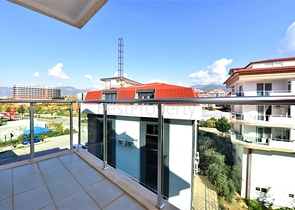 Apartment 2+1 with sea view in Kestel area