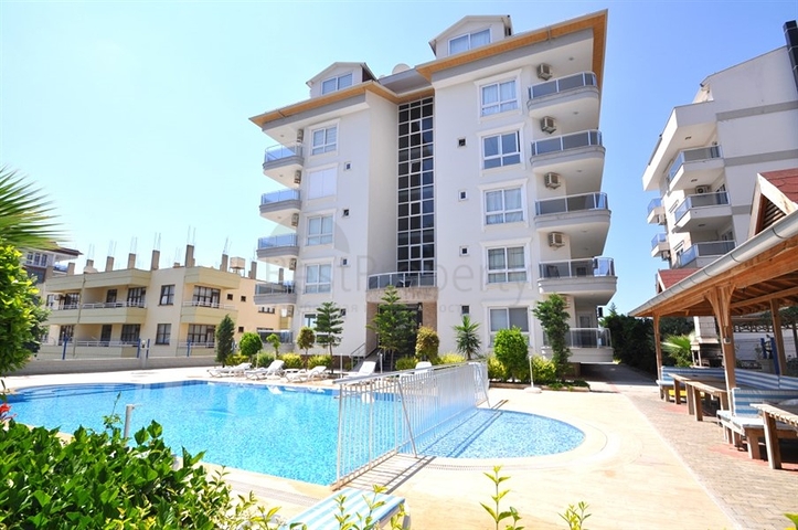 4+1 duplex penthouse in Kestel area, just 20 m from the sea