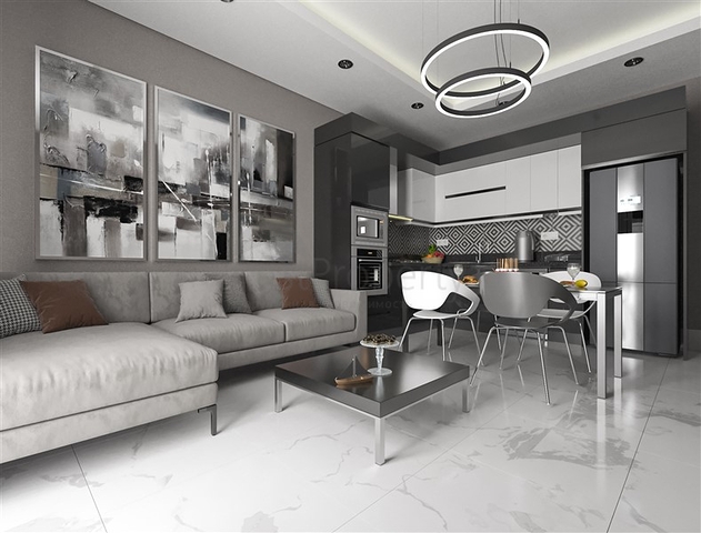 2+1 apartment under construction in Mahmutlar district