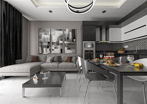 2+1 apartment under construction in Mahmutlar district