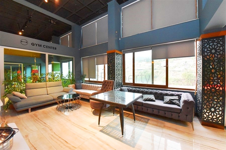 Luxury villa with a 5+1 open plan in Alanya