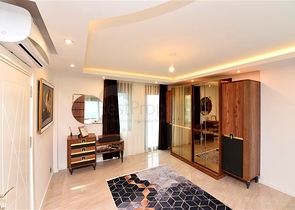 Luxury villa with a 5+1 open plan in Alanya