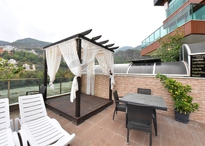 Luxury villa with a 5+1 open plan in Alanya