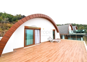 Luxury villa with a 5+1 open plan in Alanya