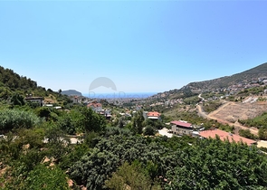 Luxury villa with a 5+1 open plan in Alanya