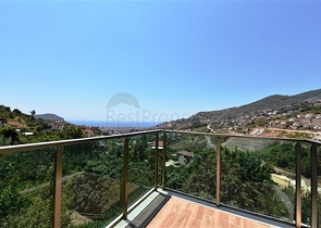 Luxury villa with a 5+1 open plan in Alanya