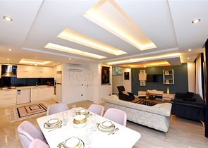 Luxury villa with a 5+1 open plan in Alanya