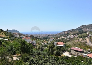 Luxury villa with a 5+1 open plan in Alanya