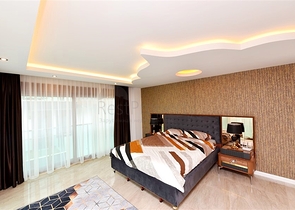 Luxury villa with a 5+1 open plan in Alanya