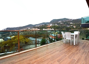 Luxury villa with a 5+1 open plan in Alanya