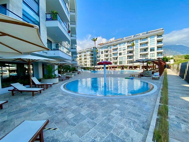 Spacious one-bedroom apartment in a residential complex with developed infrastructure in Kestel