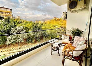 Spacious one-bedroom apartment in a residential complex with developed infrastructure in Kestel