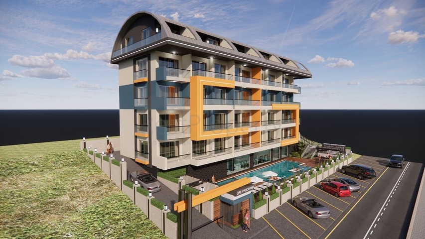 1+1 apartment in one of the new complexes of Mahmutlar district