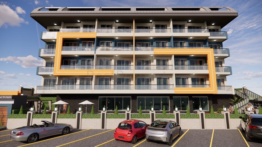 1+1 apartment in one of the new complexes of Mahmutlar district