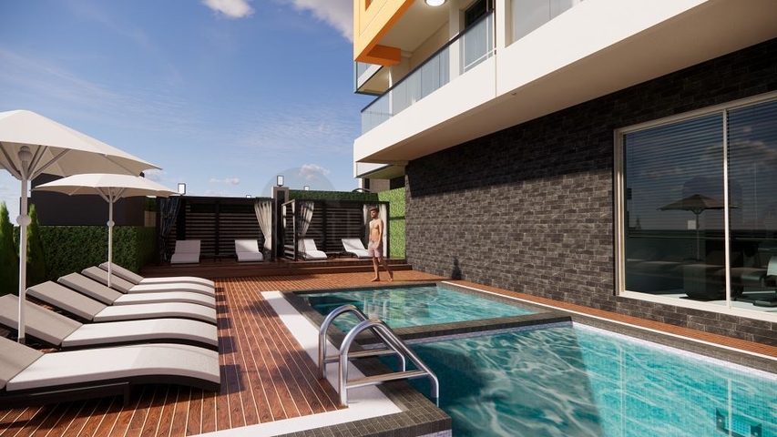 1+1 apartment in one of the new complexes of Mahmutlar district