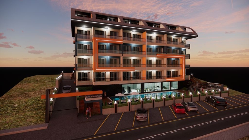 1+1 apartment in one of the new complexes of Mahmutlar district