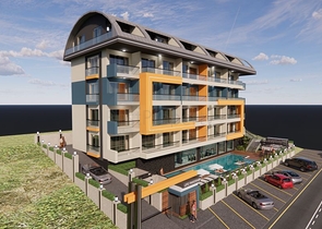 1+1 apartment in one of the new complexes of Mahmutlar district