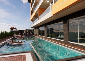 1+1 apartment in one of the new complexes of Mahmutlar district