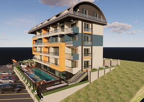 1+1 apartment in one of the new complexes of Mahmutlar district