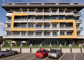 1+1 apartment in one of the new complexes of Mahmutlar district