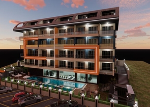 1+1 apartment in one of the new complexes of Mahmutlar district