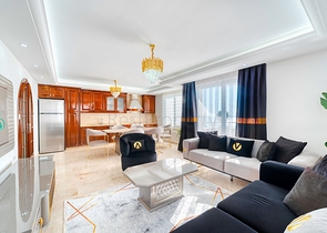 2+1 apartment with panoramic sea view