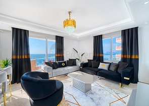 2+1 apartment with panoramic sea view