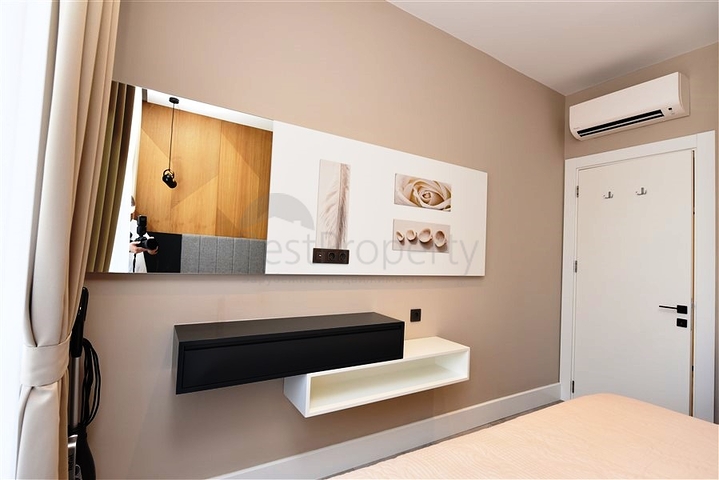 1+1 apartment in an elite complex on Cleopatra beach from the owner