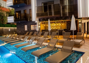 1+1 apartment in an elite complex on Cleopatra beach from the owner