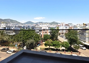 1+1 apartment in an elite complex on Cleopatra beach from the owner